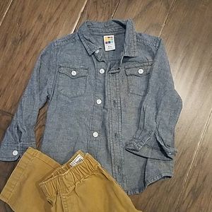 Chambray button up